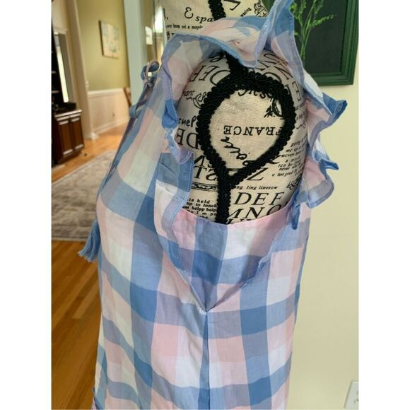 Ella Gray Pastel Gingham Summer Dress - Picture 11 of 13